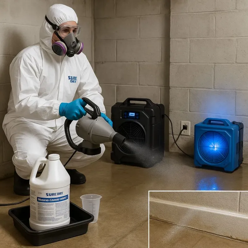 Sanitization and Odor Removal process in Avon Center, OH