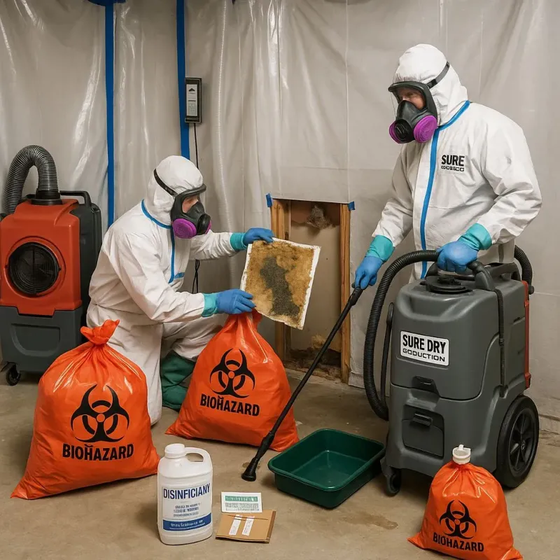 Contaminated Water Handling Protocols process in Avon Center, OH