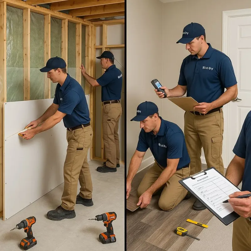 Repairs and Reconstruction process in Avon Center, OH
